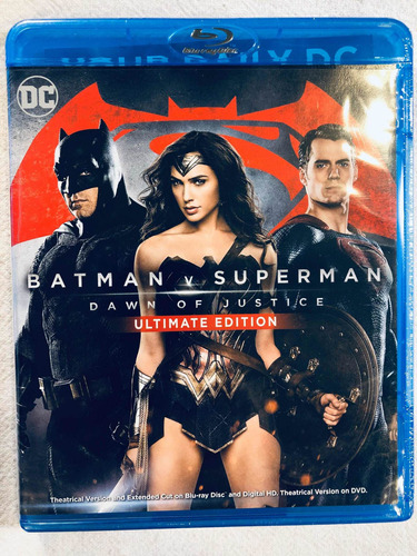 Batman Vs Superman -dawn Of Justice- Blu Ray