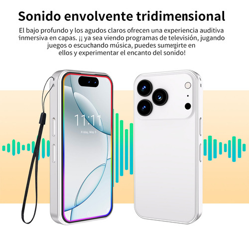 Android Celulares 3g Mini I16 Pro Max 4.0 Pulgadas Barato Ram2gb Y Rom16gb Negro
