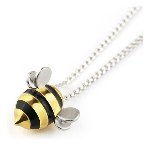 Cadena De Abeja De Moda En La Clavícula + Pendientes Dama