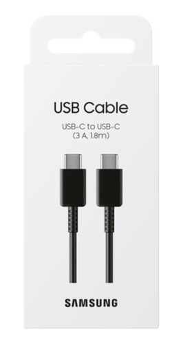 Cable Samsung Usb-c A Usb-c 1.8 M 60w Data Carga Rapida