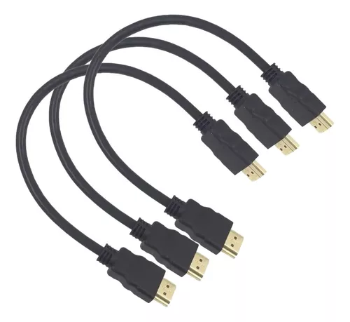 Uvooi Cable Hdmi Corto 1 Pie Paquete De 2, 4k 1ft Cable Hdmi