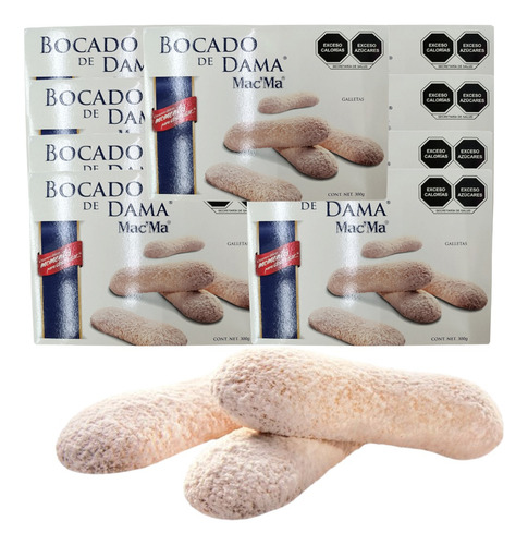 Galleta Bocado De Dama 2 Cajas De 300 G C/u Mac Ma AzĂșcar E