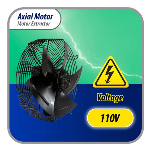 Extractor Axial 200mm 110v/1ph/60hz 40w 1600rpm Axf-200-1