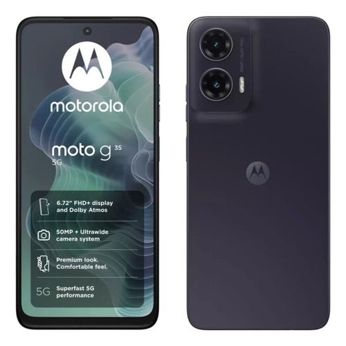 Motorola Moto G35 5g - Dual Sim, 256gb, 8gb Ram Negro