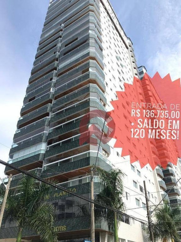 Imagem 1 de 26 de Apartamento Com 3 Dormitórios À Venda, 104 M² Por R$ 683.675,00 - Canto Do Forte - Praia Grande/sp - Ap2514
