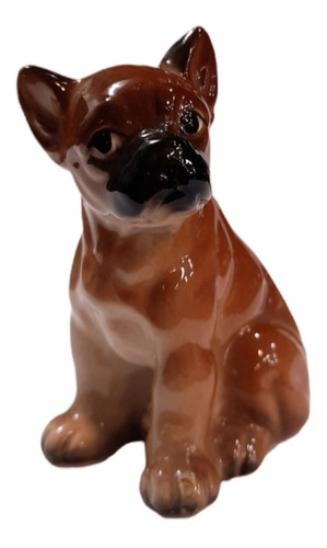 Adorno Decorativo Porcelana Perro Bulldog Francés C27