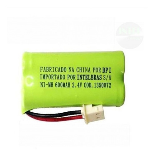 Bateria Telefone Sem Fio Intelbras 2,4v 600mah Original