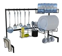 Comprar Cozinha Suspensa Autossustentável Escorredor Aço 82cm Cor Pr