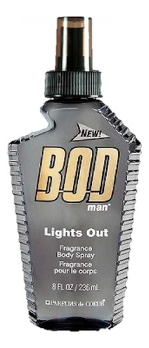 Body Splash Bod Man Lights Out 236ml - mL