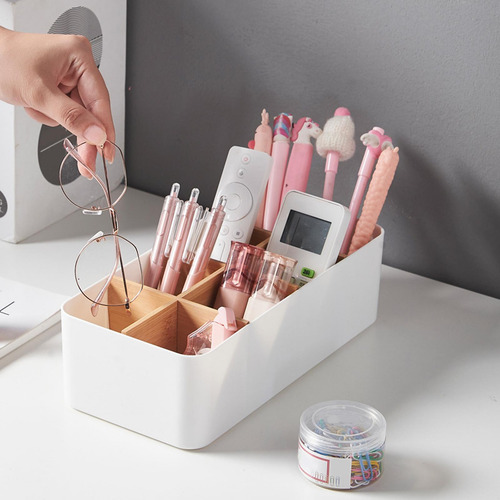 Organizador De Escritorio Moderno Para Guardar Cosméticos Y