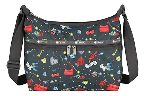 Bolso Bandolera Lesportsac Keepsake Memory, Tamaño Grande, E