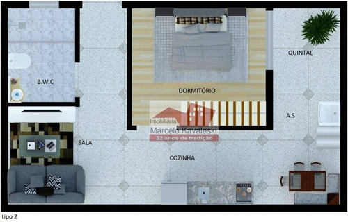 Imagem 4 de 15 de Apartamento À Venda, 27 M² Por R$ 160.000,00 - Quarta Parada - São Paulo/sp - Ap13370