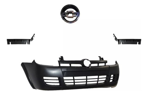 Kit Chevy C2 04 Al 08 Fascia Emblema Y Guias Fascia 