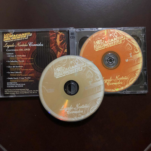 Los Huracanes Del Norte Cd+dvd Legado Norteño Corridos (Usado)