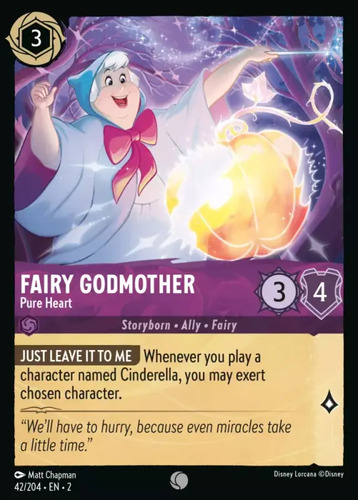 Lorcana: Rotf - 042/216 - Fairy Godmother - Pure Hear [foil]