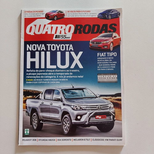 Revista Quatro Rodas 676 Nov2015 Toyota Mirai Citröen
