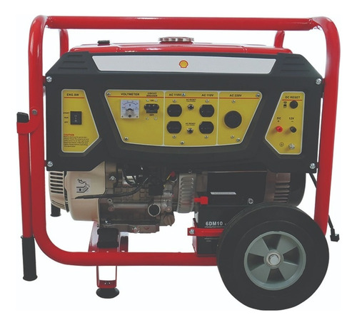 Generador Monofásico Shell Shgg7514 A Gasolina 7.5kw 14hp