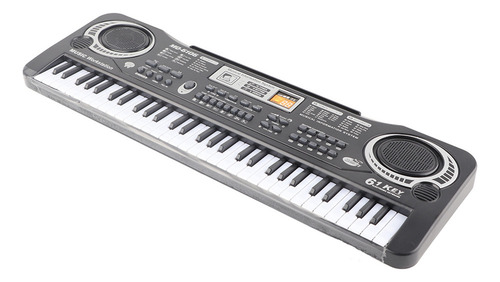 Micrófono De Piano Eléctrico Con Teclado Digital De 61 Tecla