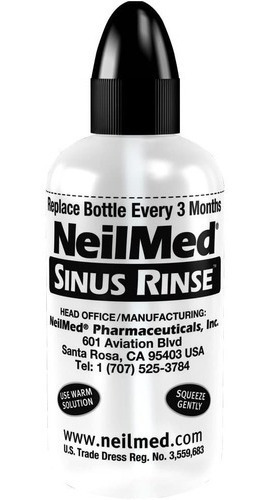 Imagem 3 de 6 de Neilmed Sinus Rinse Kit 1 Bisnaga + 50 Sachês
