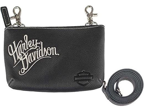 Harley-davidson Zwl3887-crmblk - Bolsa De Cadera Con Correa