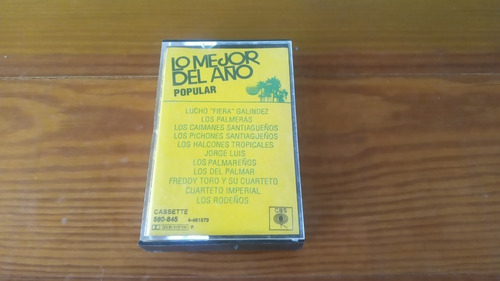 Lo Mejor Del Ao  Popular  Varios  Cassette Nuevo 