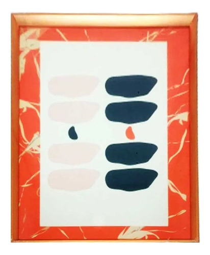Quadro Decorativo 2 Rostos De Plástico Multiart 38x48 Cm Cor Diversos