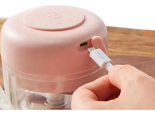 Mini Processador Triturador Usb Alimentos 3 Lâminas