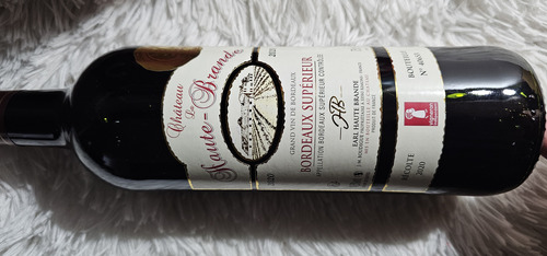 Vino Frances Chateau Haute Brande Bordeaux Superior 2020