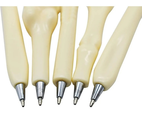 Imagen 10 de 10 de Lápiz Pasta Forma De Hueso 6 Lápices Para Médico Enfermera