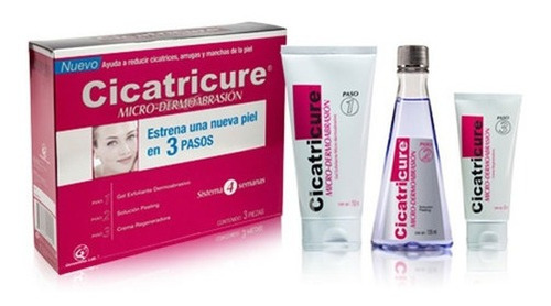 Cicatricure Micro-dermoabrasión Gel + Solución + Crema