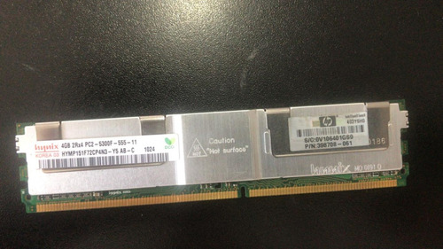 Imagem 5 de 5 de Memoria 4gb (1x4gb) Ddr2 Server Ram Ecc Fb Pc2 5300f