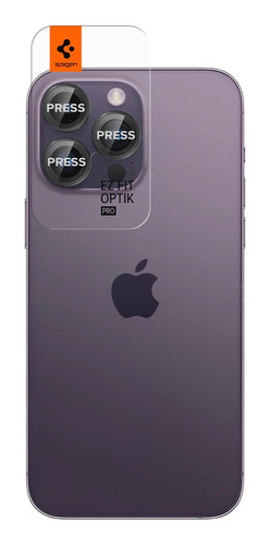 Pelicula Spigen Para iPhone 14 Pro/14 Pro Max Optik Pro Lens