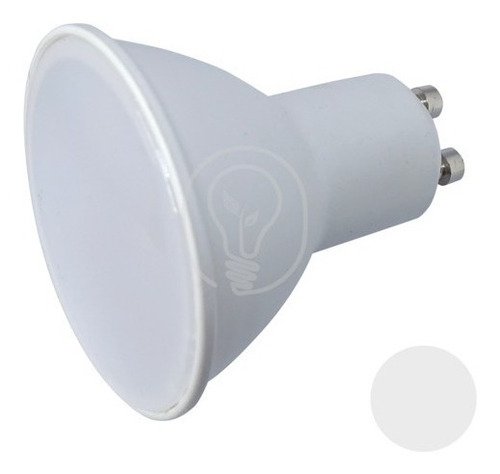 Kit X 6 Bombillos Gu10/5w/ Gtia. 1 Año/luz Blanca / 30.000h