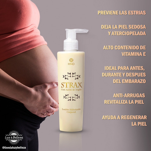 Imagen 2 de 3 de Strax - Crema Hidratante Corporal