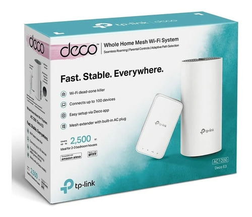 Sistema Deco Mesh E3 Wifi Doble Banda Ac1200 (2-pack) *itech