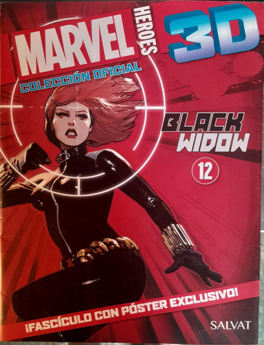 Poster Black Widow. Colección Marvel Héroes. Solo Poster (Usado)