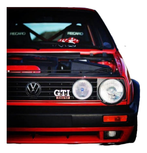 Faros Parrilla Vw Gti Mk2 Niebla Central Tyc C/calcas Hella