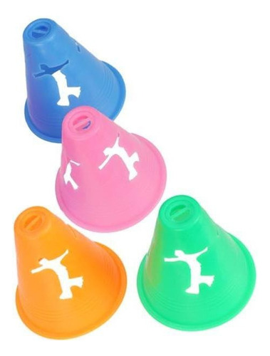 20 Piezas De Accesorios De Conos De Slalom Para Atletas