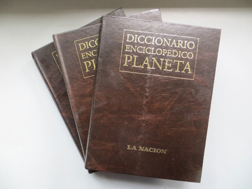 Diccionario Enciclopedico Planeta 3 Tomos La Nación 1999