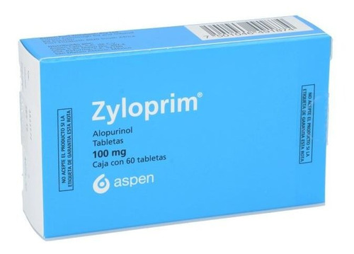 Zyloprim 100mg Tabletas Con 60 Alopurinol