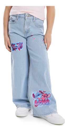 Jeans Wide Leg Ángel & Stitch C&a De Niña