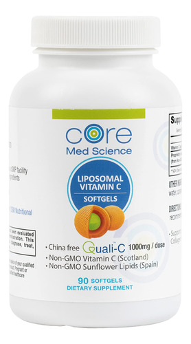 Optimizado Liposomal Vitamin C 1000mg Softgels | China-free