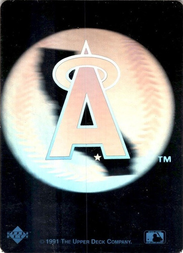 Mlb Angelinos De California Holograma - Upper Deck 1991