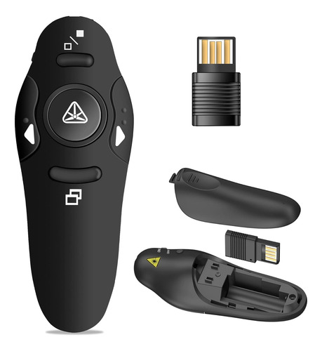 Presentador Inalámbrico Presentation Clicker Control Usb Rem