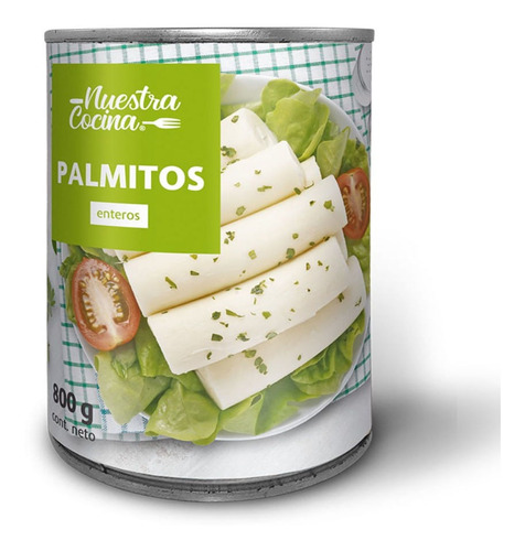 Palmitos Nuestra Cocina Enteros Lata 800 G