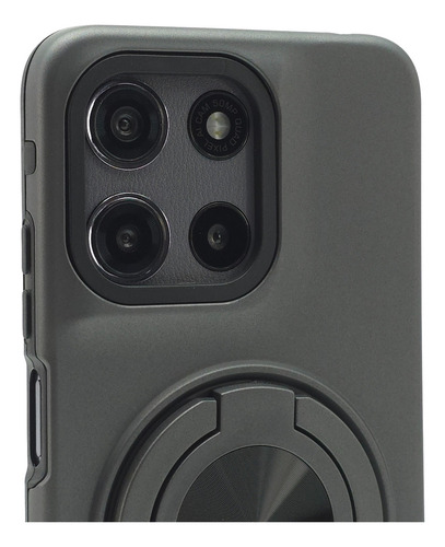 Funda Case Protector Para Moto G15 Uso Rudo Antigolpes Duro Yon - Gris Moto G15