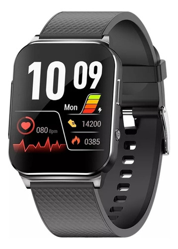 Smart Watch Reloj Ep03 Fralugio Mide Glucosa Notificaciones Color de la caja Negro