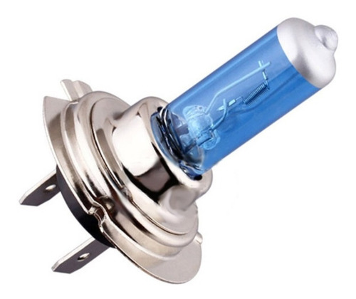 Imagen 7 de 10 de Ampolleta Bombilla Halógena H7 100w 24v Camión Luz Blanca X2