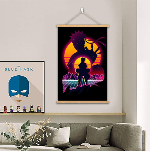 Cuadro Pergamino Pop Art Naruto Uzumaki Shipudden 28x41cm
