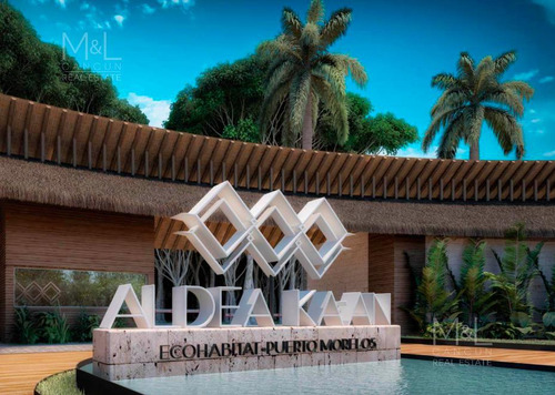 Terreno En Venta De 162 M2 En Aldea Ka´an En Puerto Morelos, Quintana Roo